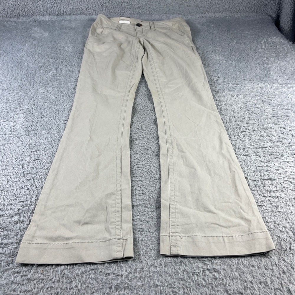 BKE Mollie Bootcut Khaki Tan Pants Womens Size 24K Mid Rise Flare Casual